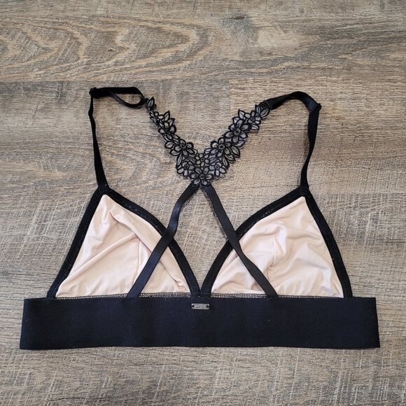 PINK | Victoria's Secret Lace Triangle Bralette | Sz. M - Picture 4 of 4